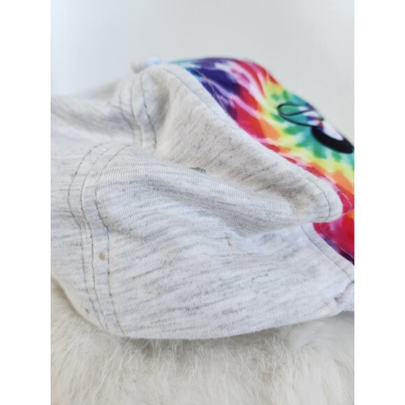 Disney Minnie Mouse Tie Dye Print Kids Youth Baseball Hat Cap Light Gray GUC - Picture 5 of 8